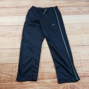 Nike Pants Mens Small Blue‎ White Sweatpants Track Active Athletic Swoosh Adult